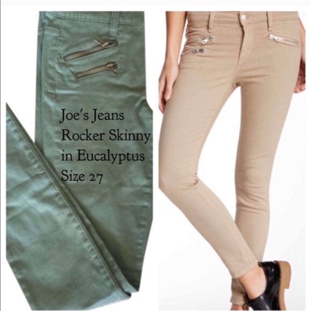Joe’s Rocker Skinny in Eucalyptus